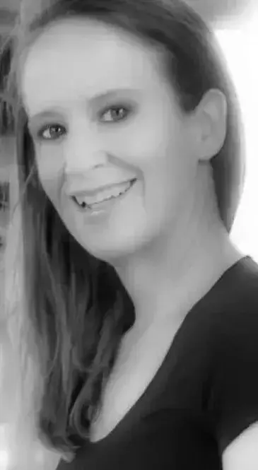 Portrait of a woman with long hair