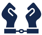 Detained hands graphic