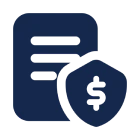 Secure financial document illustration